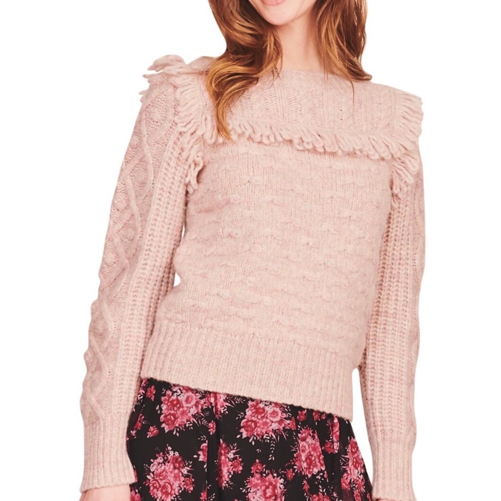 LoveShackFancy Furry Yarn Kingston Pullover